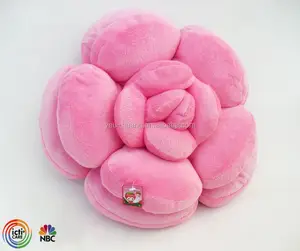 Peluche del fiore della rosa cuscino a forma di cuscino