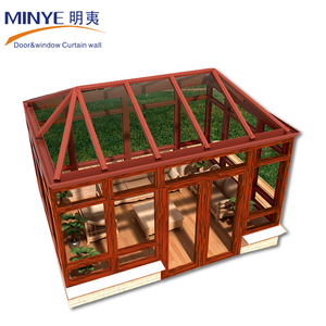 Fabricante de China de aluminio de vidrio curvado terraza acristalada para solárium terraza al aire libre - Product Image 2