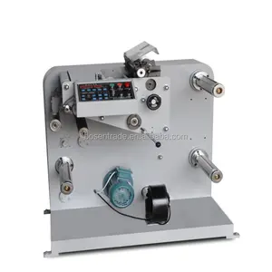 High Efficiency Narrow Amplitude Ultrasonic Label Small Bopp Tape Slitter Cutter Machine