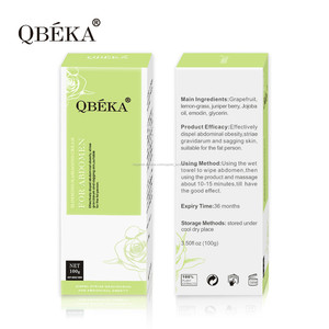 Comestics Efecto Rápido Perder Peso Crema Qbeka adelgaza Masaje Crema para Abdomen Cuerpo Esbelto Crema cuerpo que - Product Image 4