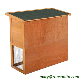 Gallinero de madera para exteriores, jaula para pollos para conejos, jardín, casa de madera para mascotas - Product Image 3