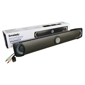 PC Computer Tablet Laptop <strong>LED</strong> Home Soundbar Subwoofer Multimedia Stereo Speaker with Headphone Mic Jack for CE FCC ROHS - Product Image 6