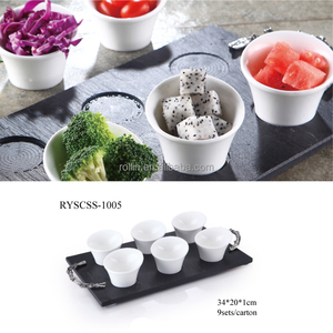 Plaque de diapositives pour barbecue, en pierre de lave, rockfishing, cuisson en ardoise de steak, vente en gros, - Product Image 6