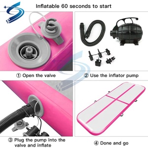 Tapis de gymnastique gonflable pas cher, ensemble d'entraînement <span class=keywords><strong>Airtrack</strong></span>, tapis de sol pour la gymnastique, en vente - Product Image 2