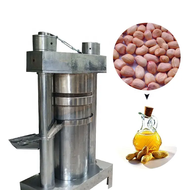 Prensa automática de aceite hidráulico, máquina de extracción de aceite de oliva, prensa de aceite de nogal