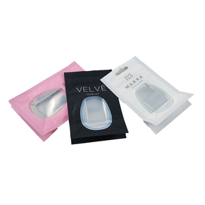 La <span class=keywords><strong>borsa</strong></span> d'imballaggio cosmetica variopinta compone i sacchetti di plastica d'imballaggio del soffio della polvere del fronte del sacchetto piatto della bustina dell'uovo di bellezza - Product Image 1