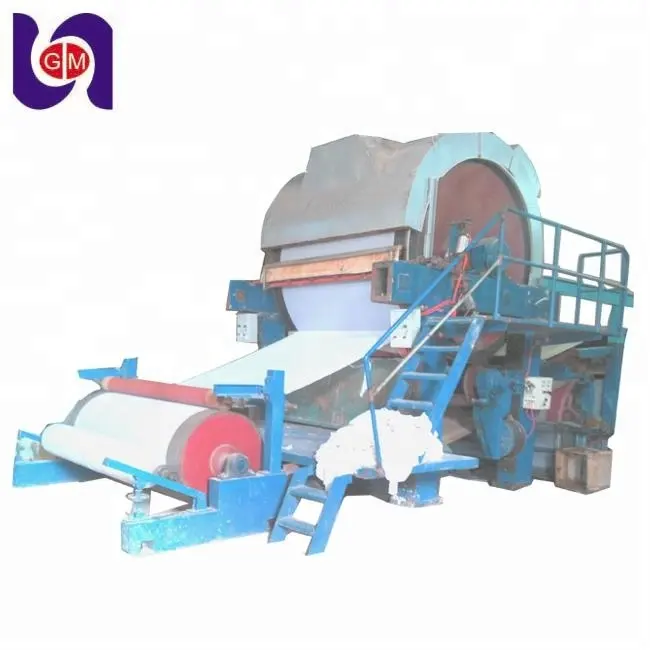 Mesin daur ulang emas Tiongkok 1092 peralatan pembuat kertas tisu bubur kertas jalur produksi handuk Toilet untuk bisnis kecil