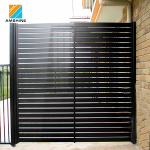 Privacy Modern <strong>Garden</strong> <strong>Metal</strong> Aluminum Slatted <strong>Fence</strong> <strong>Panels</strong> - Product Image 3