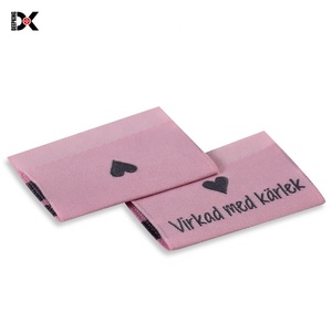 Nhãn Quần Áo Thương Hiệu Dệt Màu Đen Nhãn Quần Áo Logo Nhãn Quần Áo Tùy Chỉnh Nhãn Dệt - Product Image 6