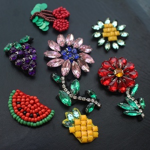 Toppe con Paillettes a Forma di Frutta Mista, Fiori e Animali di Alta Qualità per Decorazione <span class=keywords><strong>Abbigliamento</strong></span> - Product Image 4