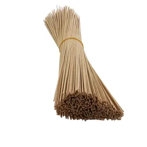 Ongeparfumeerde China Materiaal Machine Gemaakt 9 Inch Natuurlijke Witte Ruwe Agarbatti Wierook Bamboe Stok Agarbatti Sticks