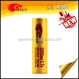 IMREN 18650 3000 mah 40amp 3,7 v lithium-batterie neue version IMREN Gold Batterie - Product Image 4