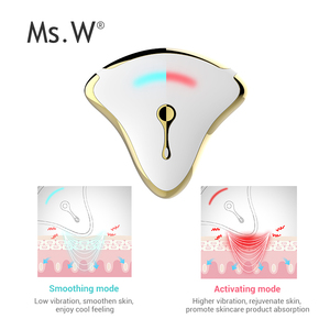 Ms.W New OEM Facial Lifting Gua Sha Tool Handheld Wrinkle Remover Ionic Galvanic <strong>Face</strong> and Body Massage Machine - Product Image 6