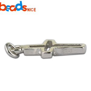 Beadsnice de plata esterlina Cruz encanto Cruz joyería, regalo para <span class=keywords><strong>ella</strong></span>, ID30435 - Product Image 5