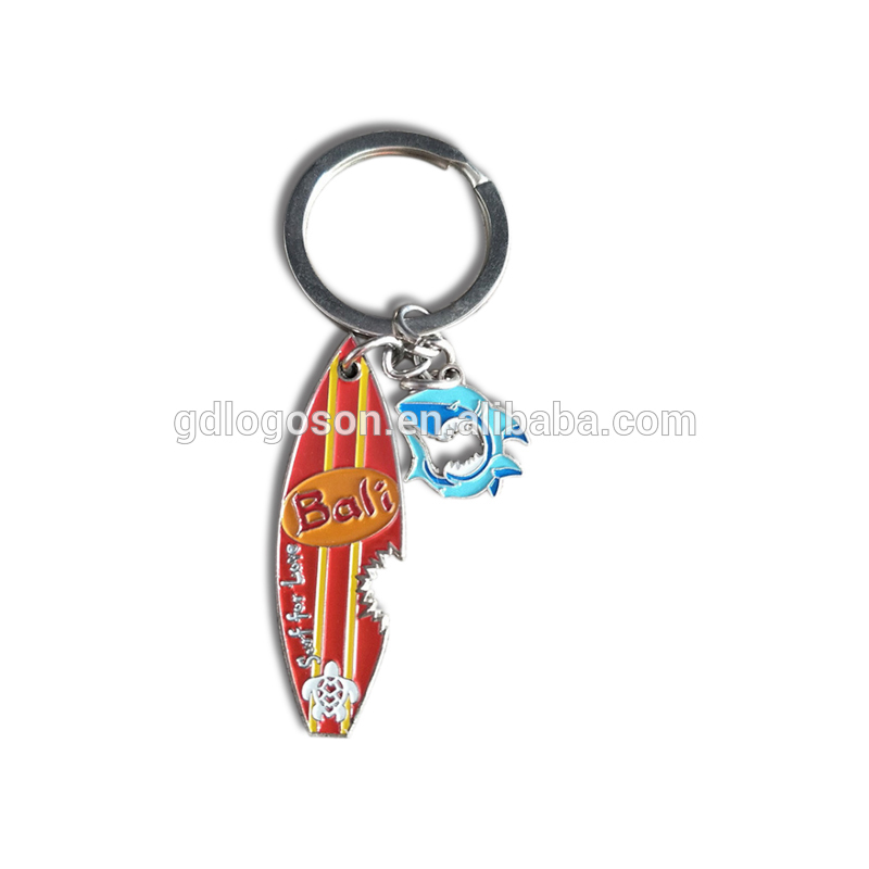 Surf Board Name Keychain