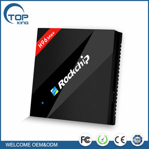Artway H96 MAX 2 GB/16 GB RK3399 Seis Core <span class=keywords><strong>Android</strong></span> 6.0 <span class=keywords><strong>TV</strong></span> <span class=keywords><strong>box</strong></span> <span class=keywords><strong>con</strong></span> pre-instalado KODI y tipo c puerto - Product Image 1