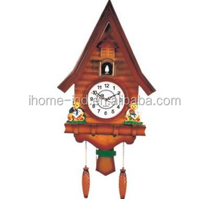 orologio di parete cuculo orologio di plastica con uccellino uscito - Product Image 5