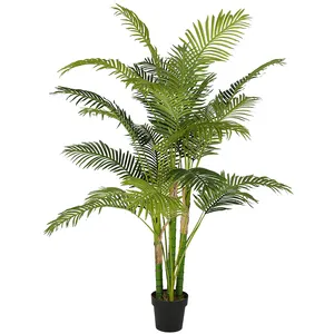 1,8 mt Eco Freundliche Hawaii Palm Gefälschte Jungle Palm Anlage 6ft Indoor Pflanzen