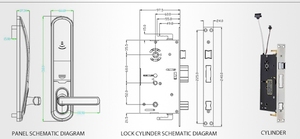 altın gümüş dokunmatik ekran anahtarsız akıllı <span class=keywords><strong>adel</strong></span> parmak izi kilit - Product Image 4
