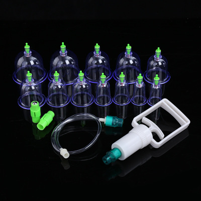 12 шт. китайский массажный вакуумный терапевтический набор Hijama Cupping