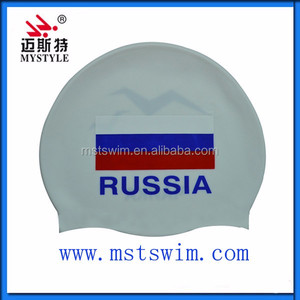 <span class=keywords><strong>Bonnet</strong></span> <span class=keywords><strong>de</strong></span> <span class=keywords><strong>bain</strong></span> en silicone imprimé drapeau national, imperméable, antidérapant, logo personnalisé, OEM ODM CE RoHS, marque Mystyle, unisexe, vente en gros d'usine - Product Image 4