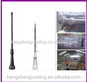 Gran venta de postes de lámpara de villa/Farola, postes de lámpara molde Farol Villa 1 farol - Product Image 2