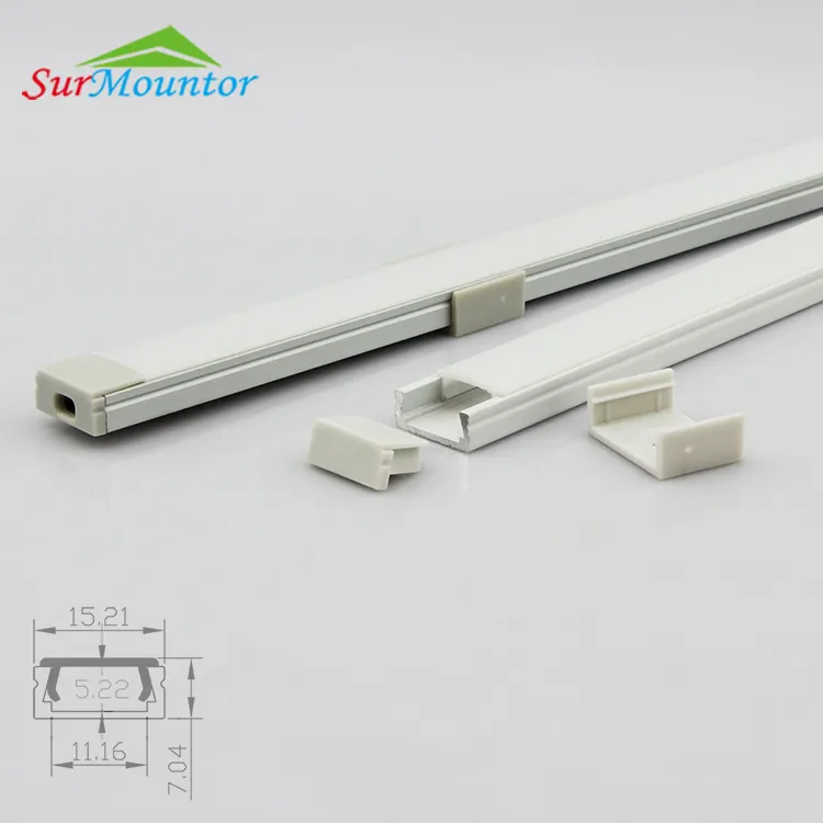Mejor Precio de esquina, perfiles aluminio de la tira del LED, material de aluminio perfiles LED hecho en China