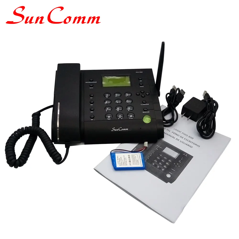 WCDMA 3G tarjeta SIM teléfono móvil fijo SC-9039-3G teléfono de escritorio para uso doméstico o de oficina