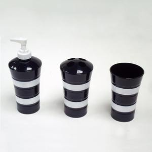 Accessoires de salle de bain avec couvercle en acier inoxydable pour bouteilles blanches de luxe - Product Image 6