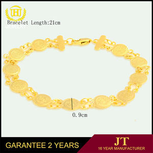 Bracelet unisexe, bijou à la mode, couleur or, à breloque pour homme, pour anniversaire, diy - Product Image 5