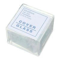 Disposable Transparent Glass Microscope Slides 22x22mm for Laboratory Use