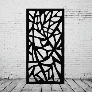 Outdoor Powder Coated Laser Cut Aluminum Metal Panel Balcony <strong>Divider</strong> <strong>Screen</strong> - Product Image 1