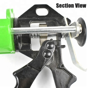<span class=keywords><strong>Pistolet</strong></span> à calfeutrer double acier robuste de 400 ml pour la construction, manuel, industriel, bricolage, <span class=keywords><strong>pistolet</strong></span> de collage de panneaux - Product Image 6