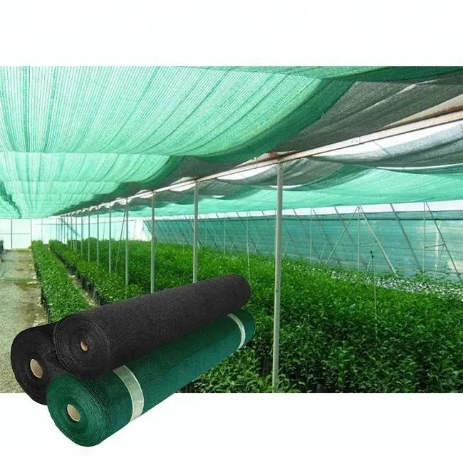 NEW black green sun ombra tessuto agricolo ombra net