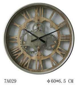 In stile francese di età 3D retro metal gear gigante antico <span class=keywords><strong>orologio</strong></span> <span class=keywords><strong>da</strong></span> <span class=keywords><strong>parete</strong></span> in plastica <span class=keywords><strong>per</strong></span> la decorazione domestica - Product Image 6