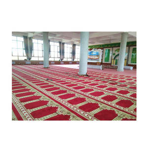 Tapis de prière musulman de haute qualité 100% polyester pour mosquée - Product Image 6