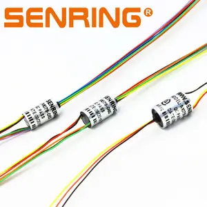 RC FPV Drone Gimbal Slip Ring dari 7.9 Mm 4,6, 8,12 Kabel Yang Setiap 2A Senring