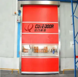 Pvc Door PVC Fabric High Speed Aluminum Fast Plastic Horizontal Roll Up Door