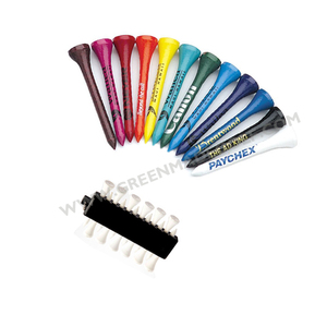 ใหม่ที่กำหนดเองสีน้ำเงินเข้มกอล์ฟประเดิมไม้กอล์ฟ<span class=keywords><strong>tee</strong></span>เครื่องการพิมพ์ - Product Image 3