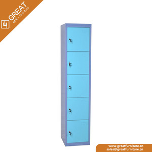 Metal estante ajustable derribar 5 puertas armario <span class=keywords><strong>de</strong></span> acero barato - Product Image 1