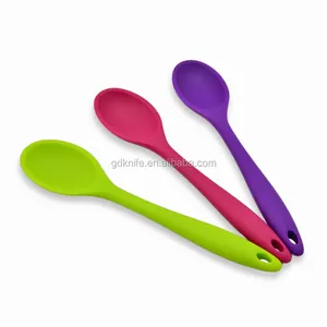 Utensílios de cozinha de silicone, coloridos de alta qualidade, 3 peças, conjunto de utensílios de cozinha, colher de sopa