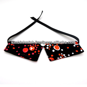 เนคไทสัตว์เลี้ยงสไตล์เวียดนามเนคไทลวดลายสัตว์ตกแต่งด้วยริบบิ้นสำหรับเพื่อนมีขนของคุณ - Product Image 6