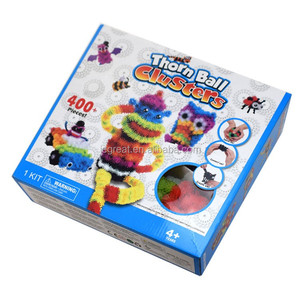 Regalo di Natale per Bambini, Blocchi da Costruzione Creativi Fai-da-Te, Giocattolo Educativo Magico, Sfera di Spine 400 Pezzi/Scatola - Product Image 1