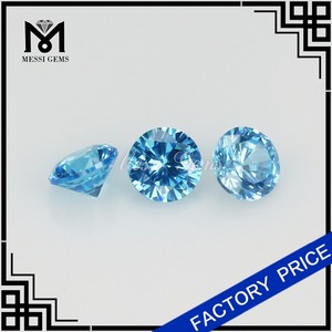 3.0mm ronda <span class=keywords><strong>aquamarina</strong></span> bangkok circón cz piedra zirconia cúbico - Product Image 1