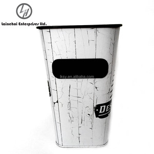 Custom Logo Eco-Friendly Tin Rectangular <b>Metal</b> Ice Bucket New Fashion Style Beverage <b>Tubs</b> for Bottles - Product Image 4