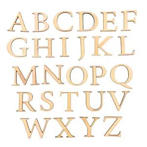 低起订量激光切割木字母字母木制形状的装饰