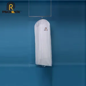 Weekend Long Dress plastic garment Cover for wedding dress