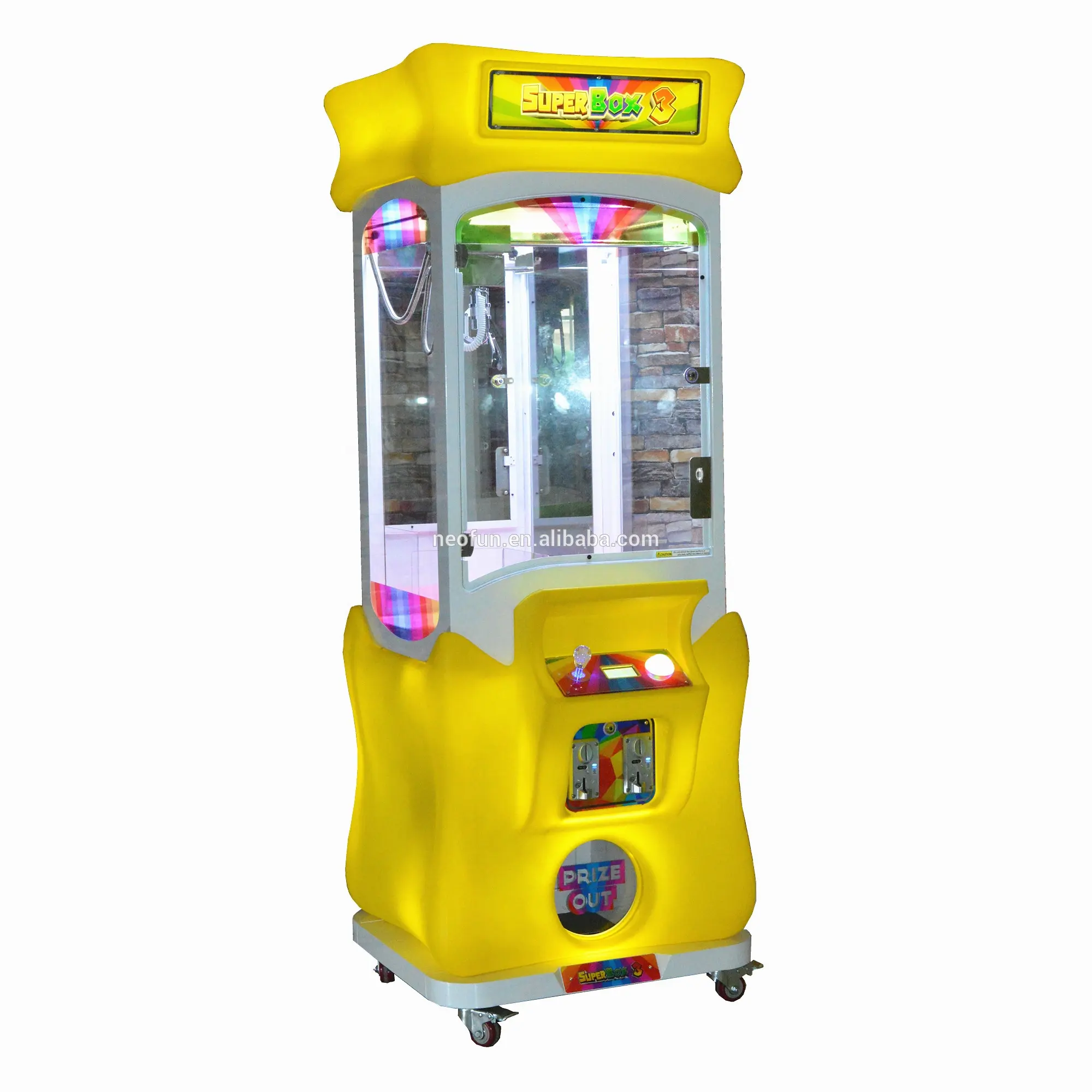 Bill Acceptor Claw Crane Machine Coin Operated Games Toy Claw Machine Game Console Earn Money Prize Vending Machine