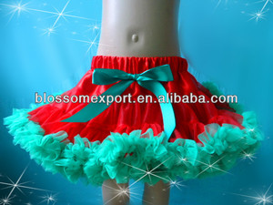 <span class=keywords><strong>Jupe</strong></span> <span class=keywords><strong>tutu</strong></span> en tulle moelleux en mousseline de soie pour enfants de Noël, <span class=keywords><strong>jupe</strong></span> <span class=keywords><strong>tutu</strong></span> rouge pour bébé fille avec bordure en ruban vert - Product Image 6