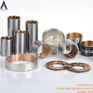 Sarılmış çelik burç/çapraz bölünmüş karbon çelik bronz alaşım (CuSn10Pb10) bimetal çalı/çift metal tabaka bi metal burç